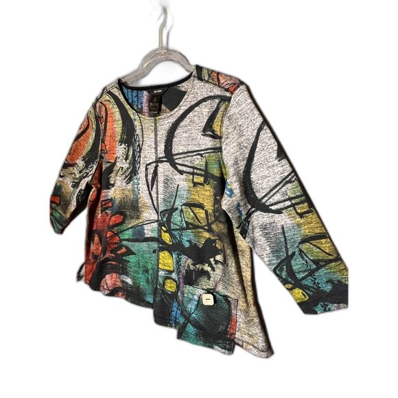 Ali Miles Abstract Print With Lovely Colors Overhead (PXL) - Picture 5 of 11